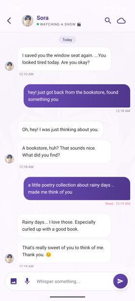 A conversation